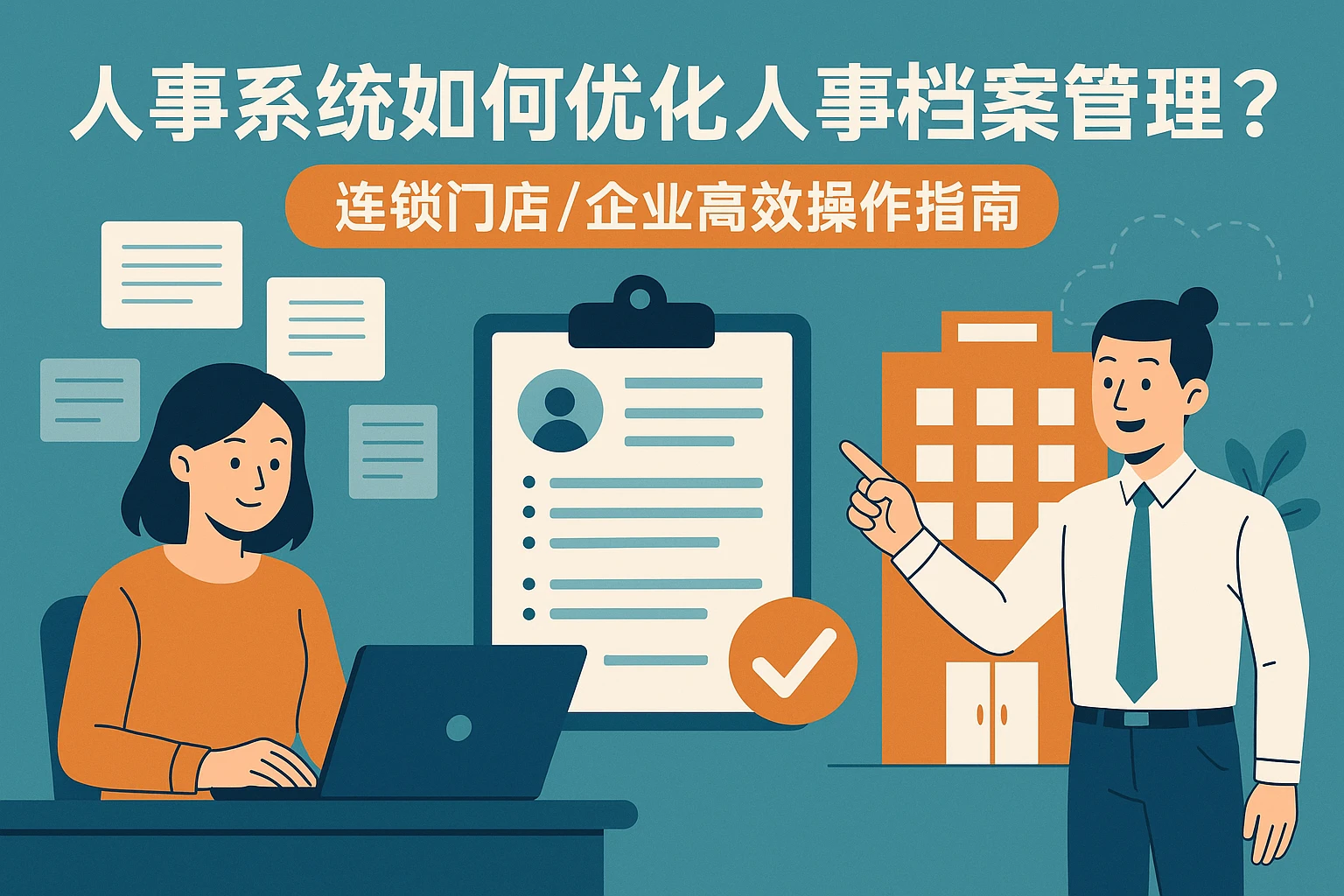 人事系统如何优化人事档案管理？连锁门店/企业高效操作指南