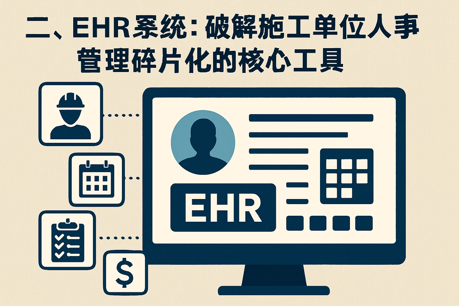 二、EHR系统：破解施工单位人事管理碎片化的核心工具