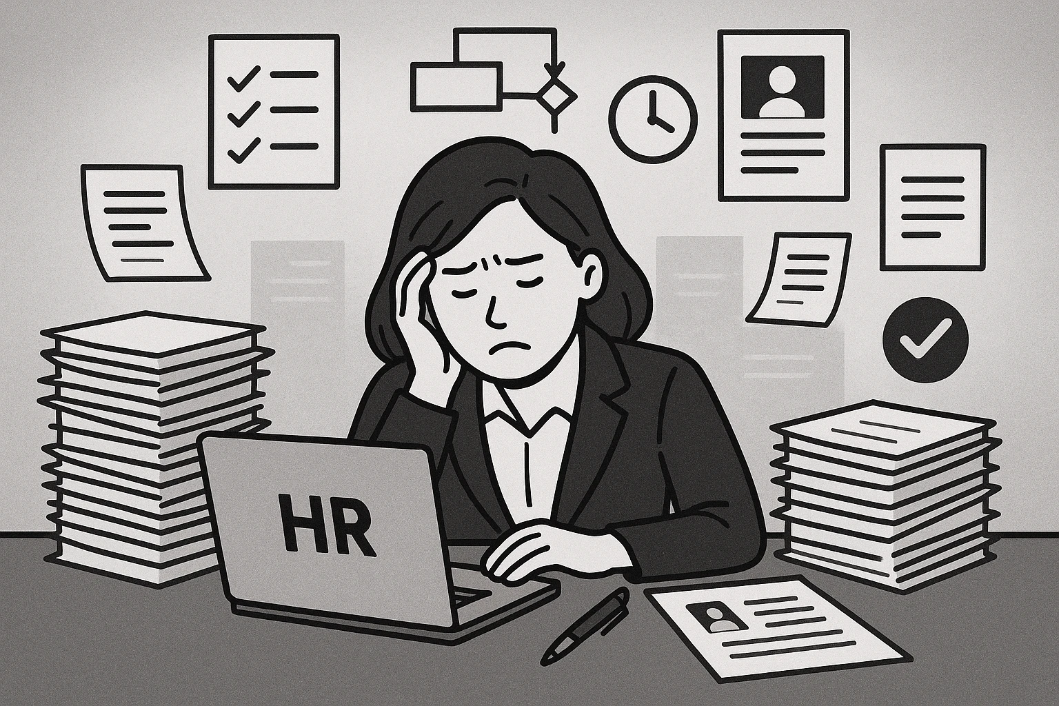 2. 人事流程繁琐，HR陷入事务性工作