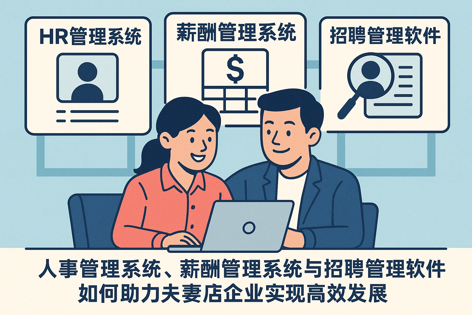 人事管理系统、薪酬管理系统与招聘管理软件如何助力夫妻店企业实现高效发展