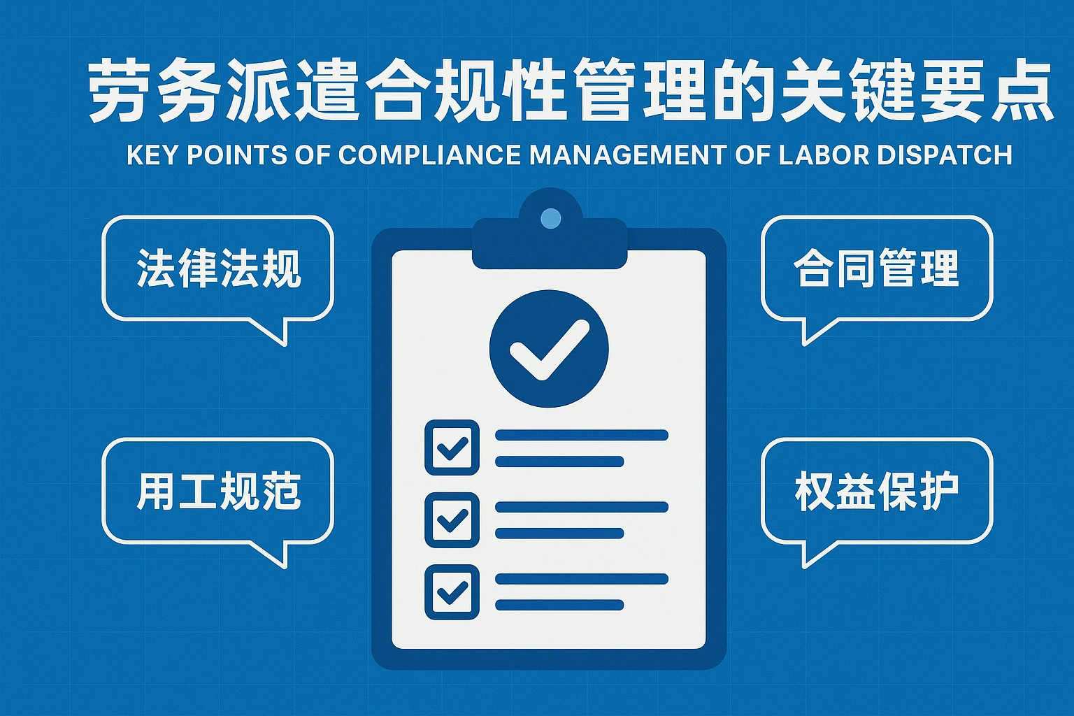 劳务派遣合规性管理的关键要点