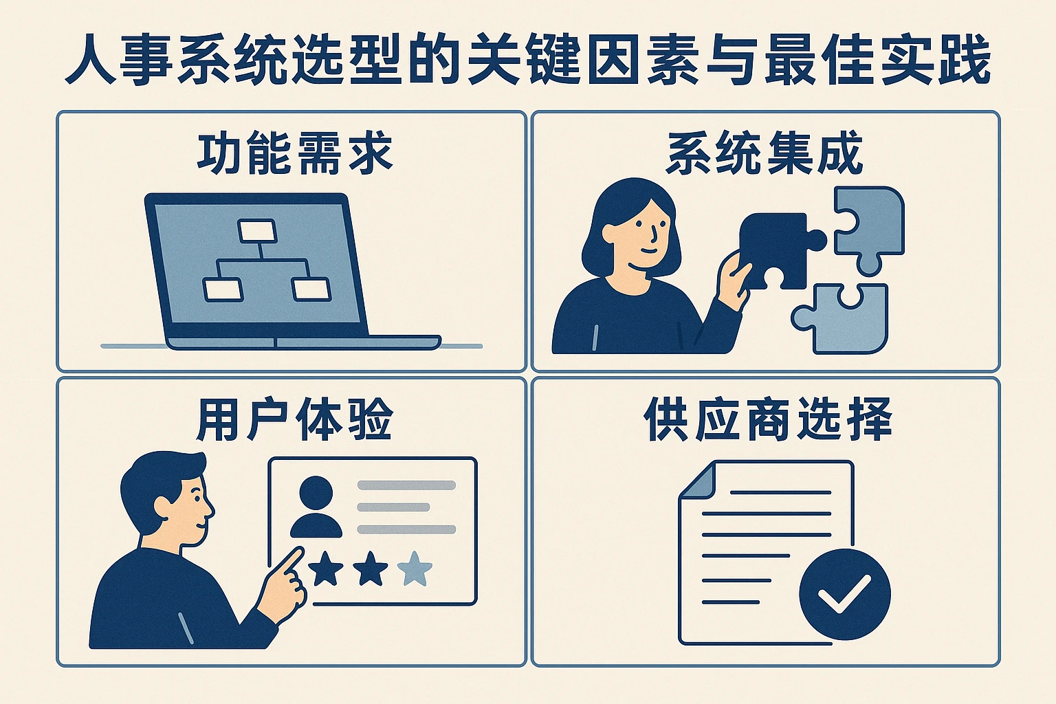人事系统选型的关键因素与最佳实践