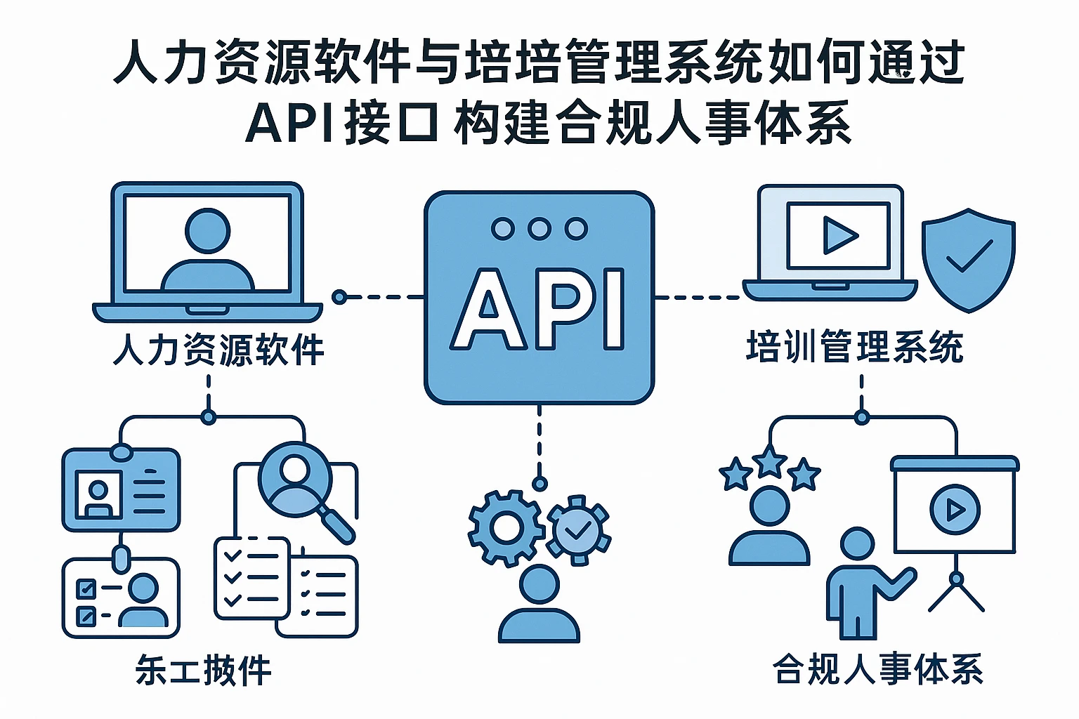 人力资源软件与培训管理系统如何通过API接口构建合规人事体系