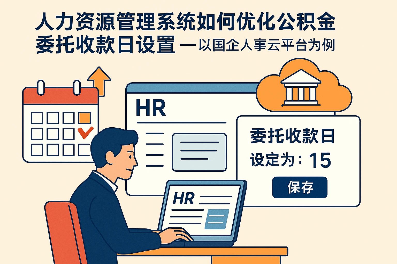 人力资源管理系统如何优化公积金委托收款日设置——以国企人事云平台为例