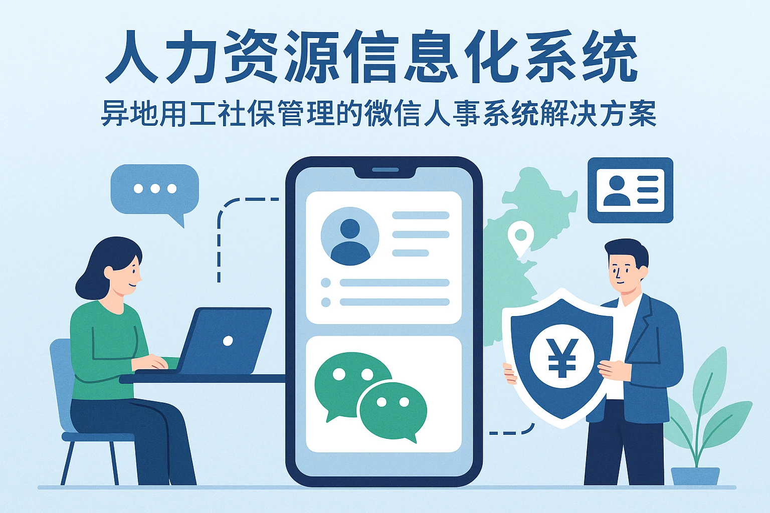 人力资源信息化系统：异地用工社保管理的微信人事系统解决方案