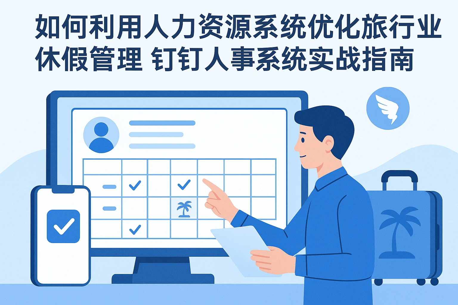 如何利用人力资源系统优化旅游行业休假管理 - 钉钉人事系统实战指南