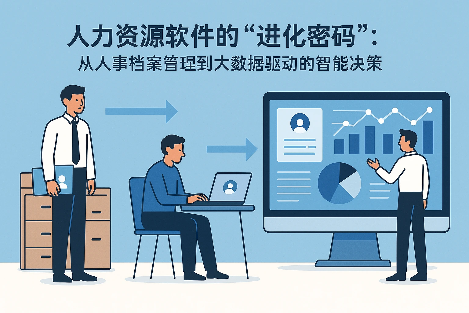 人力资源软件的“进化密码”:从人事档案管理到大数据驱动的智能决策