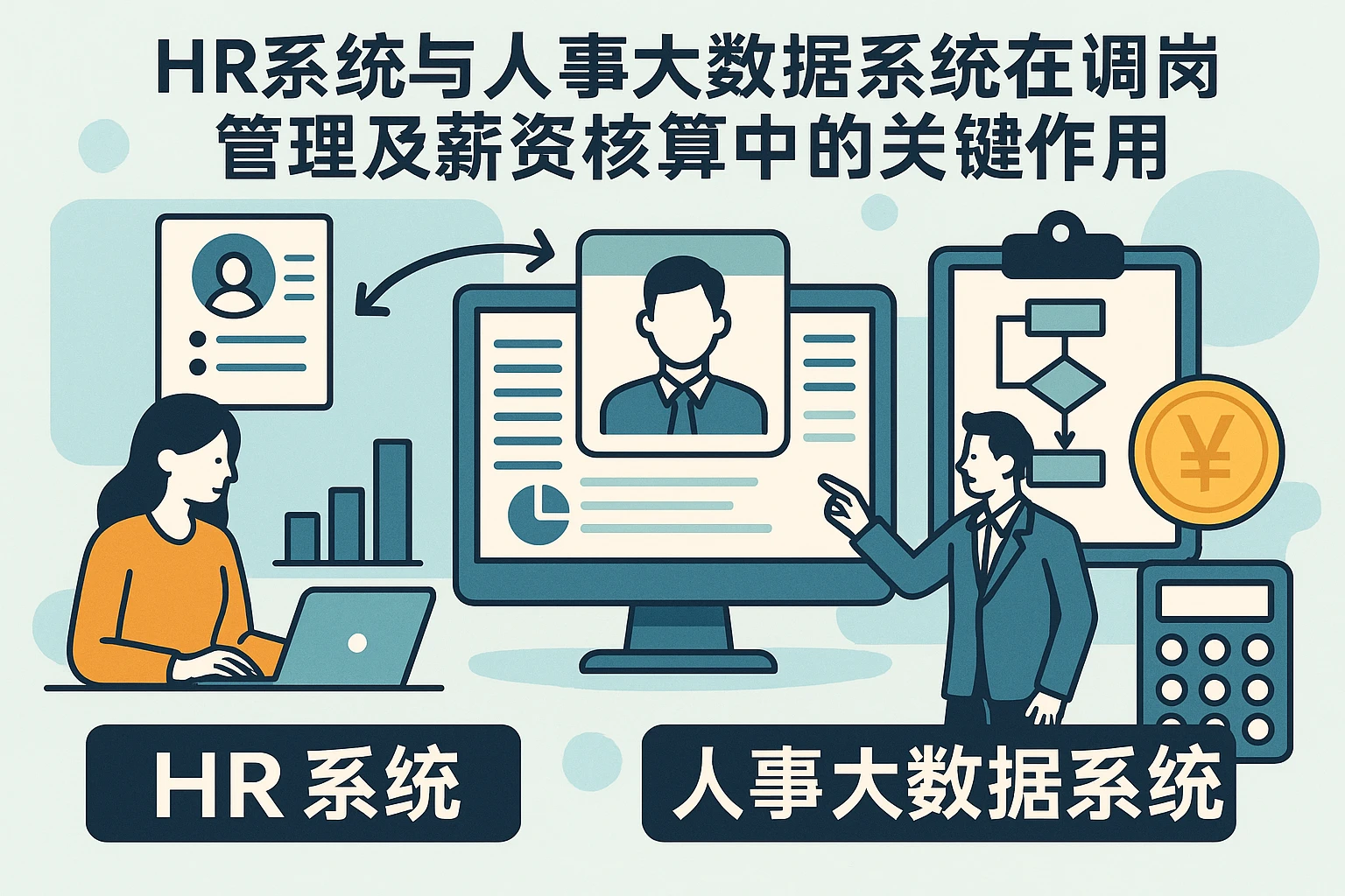 HR系统与人事大数据系统在调岗管理及薪资核算中的关键作用