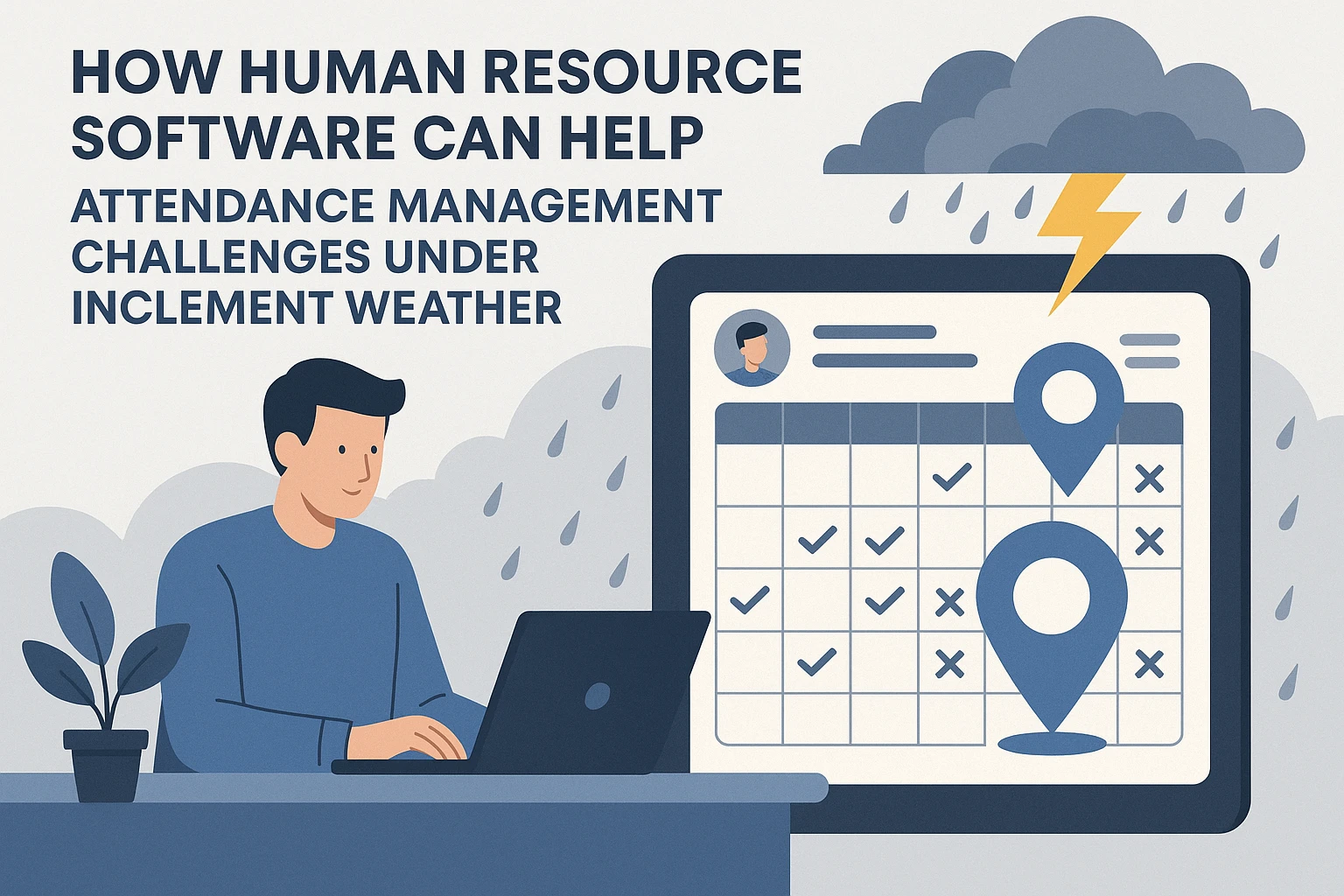 人力资源软件如何应对恶劣天气下的考勤管理难题