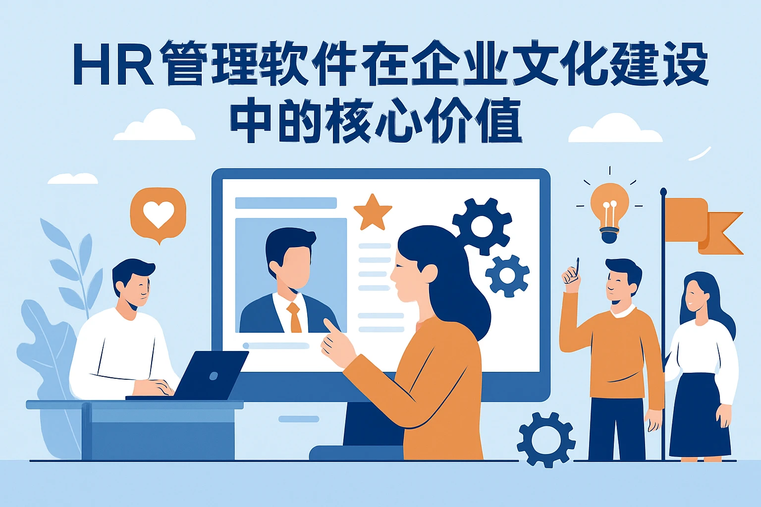HR管理软件在企业文化建设中的核心价值
