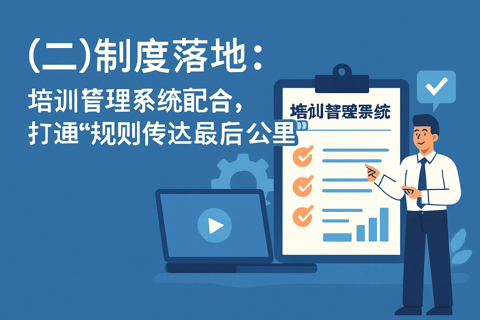 （二）制度落地：培训管理系统配合，打通“规则传达最后一公里”