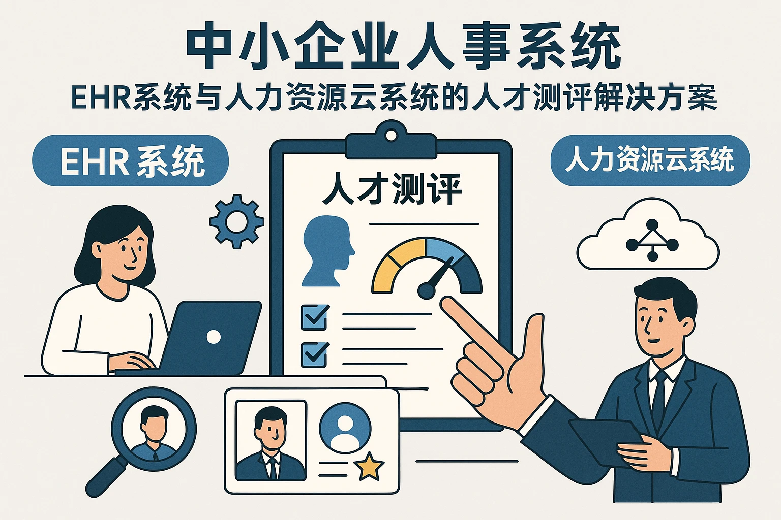 中小企业人事系统：ehr系统与人力资源云系统的人才测评解决方案