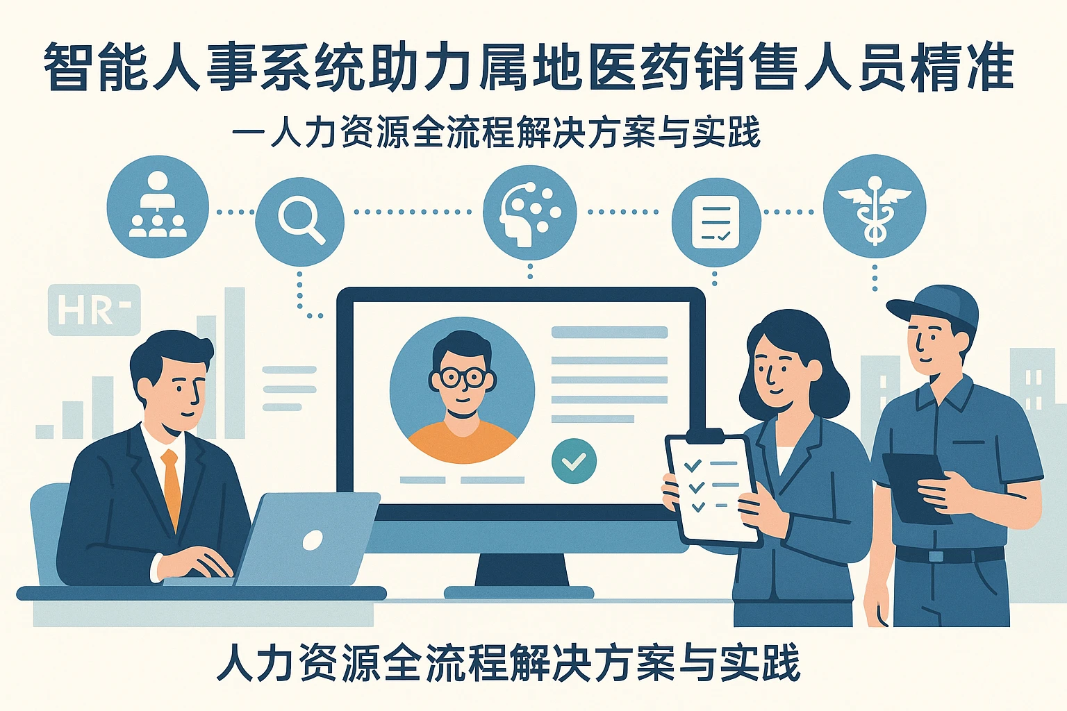 智能人事系统助力属地医药销售人员精准招聘——人力资源全流程解决方案与实践