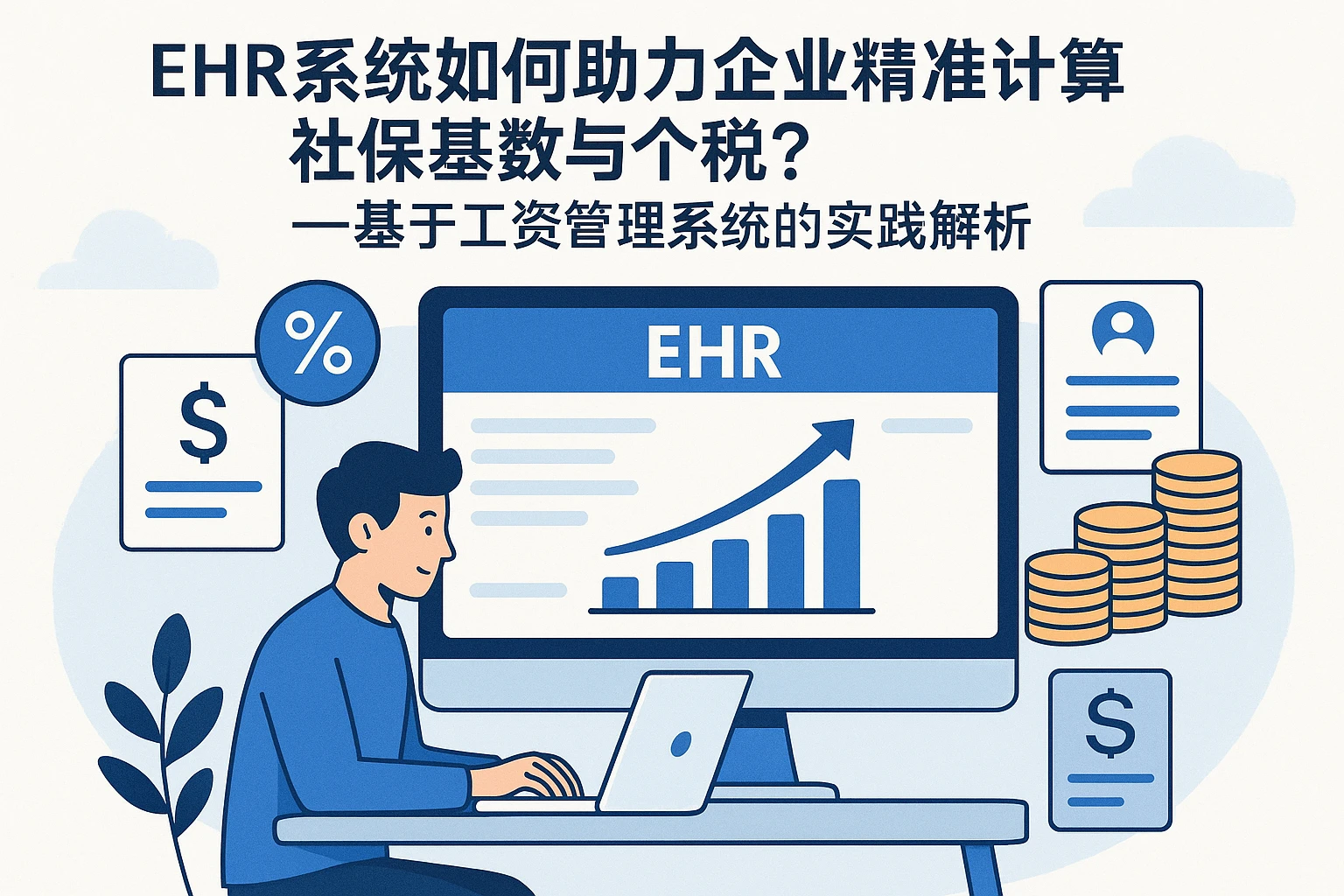 EHR系统如何助力企业精准计算社保基数与个税?——基于工资管理系统的实践解析