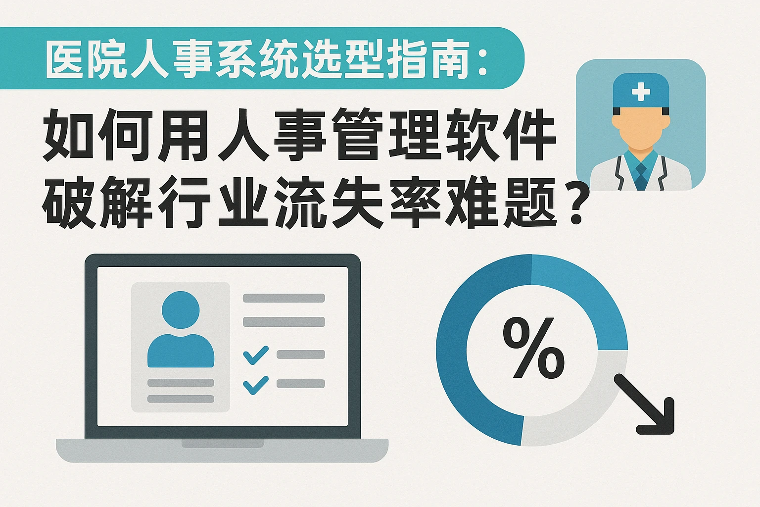 医院人事系统选型指南：如何用人事管理软件破解行业流失率难题？