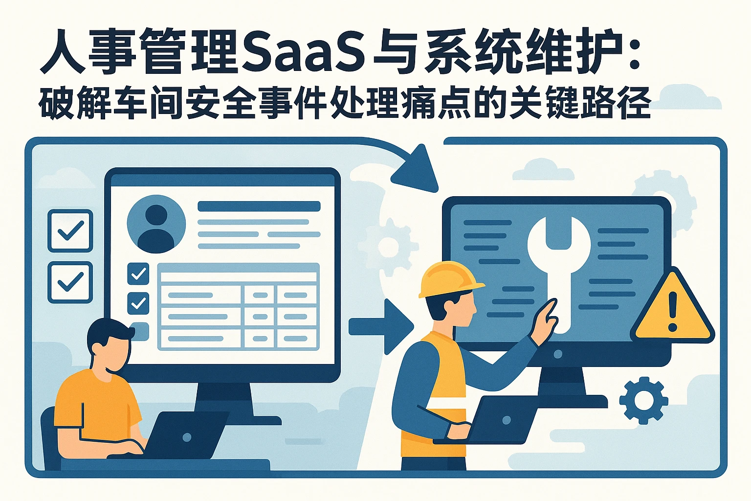 人事管理SaaS与系统维护:破解车间安全事件处理痛点的关键路径
