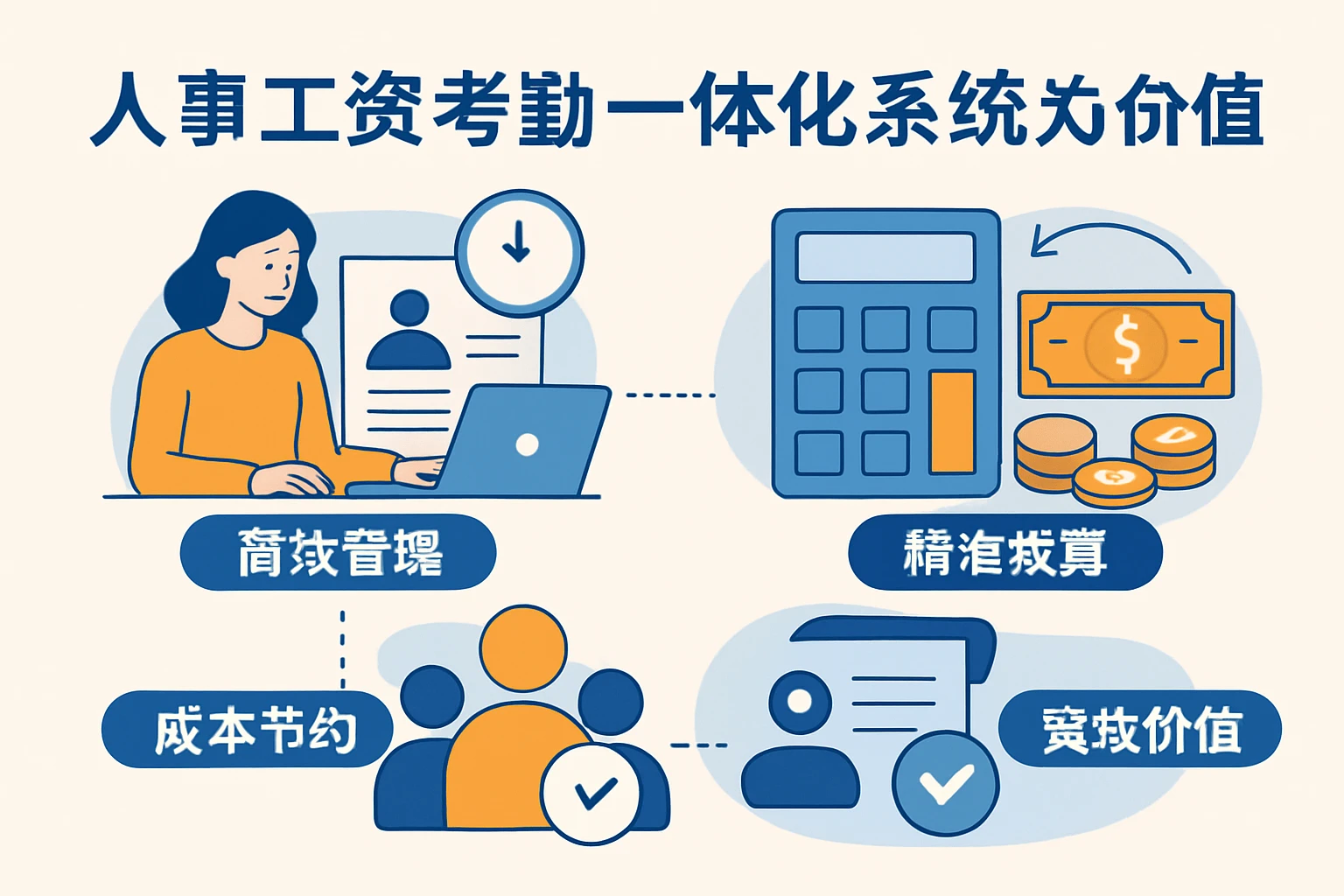 人事工资考勤一体化系统的核心价值