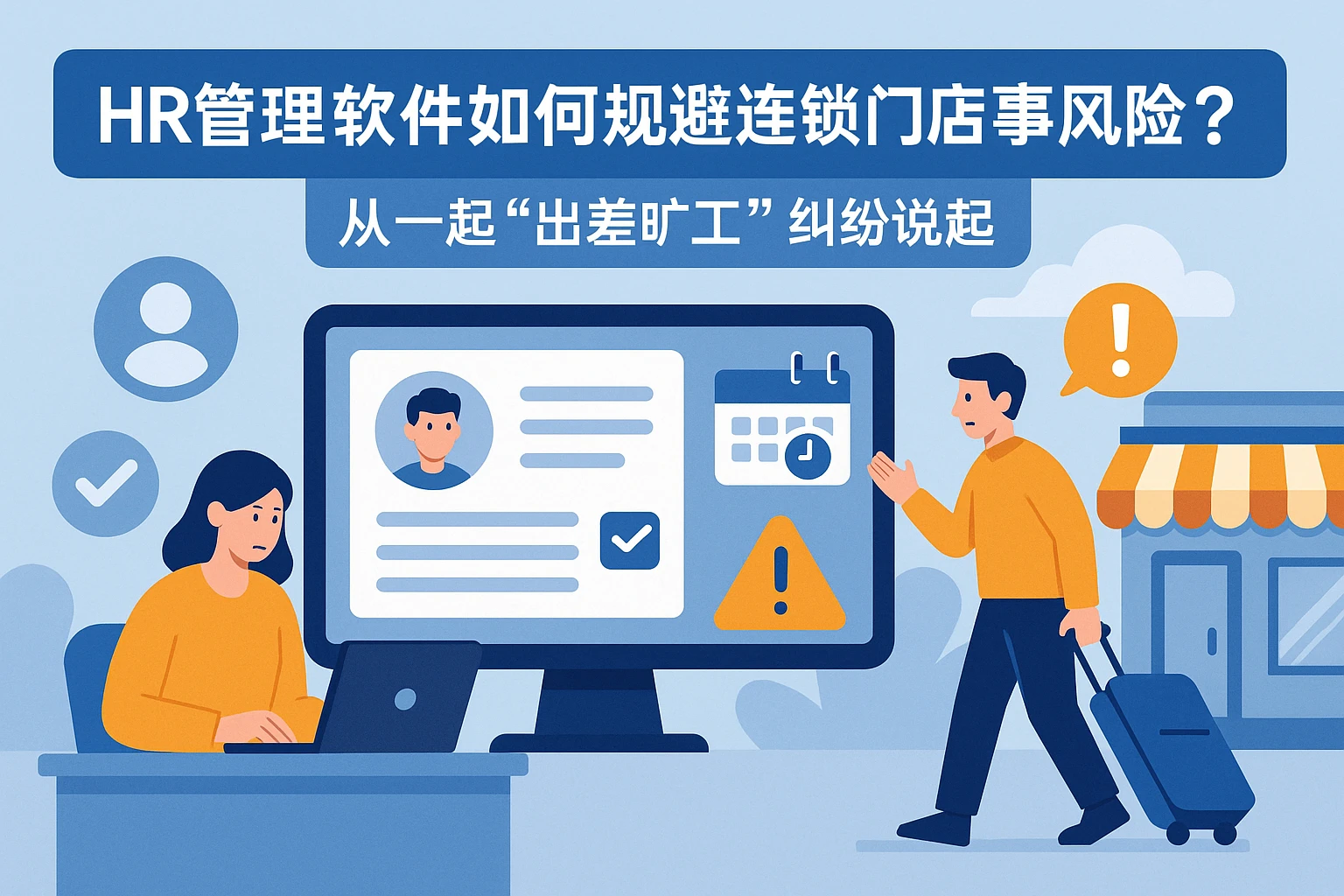 HR管理软件如何规避连锁门店人事风险？从一起“出差旷工”纠纷说起