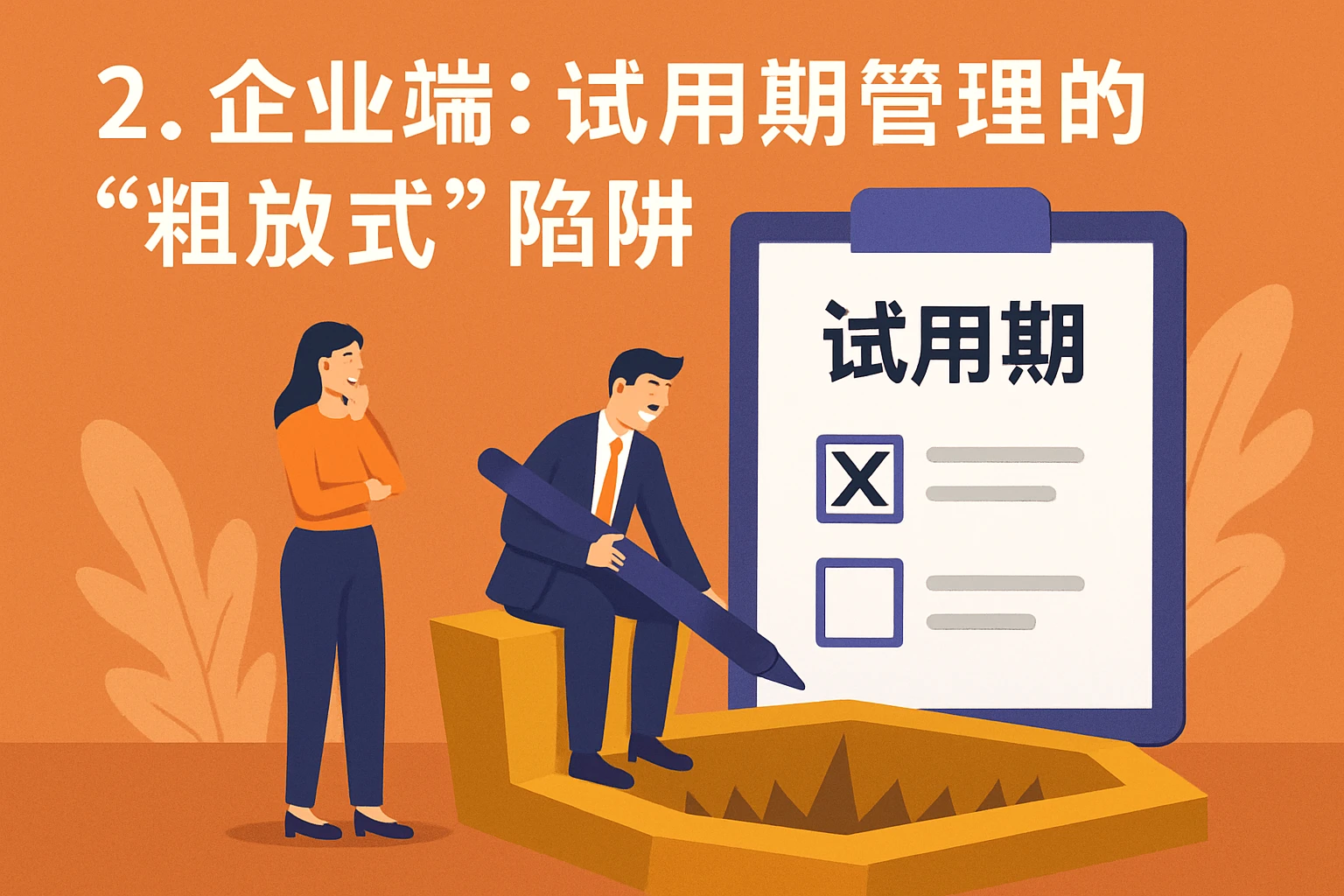2. 企业端：试用期管理的“粗放式”陷阱