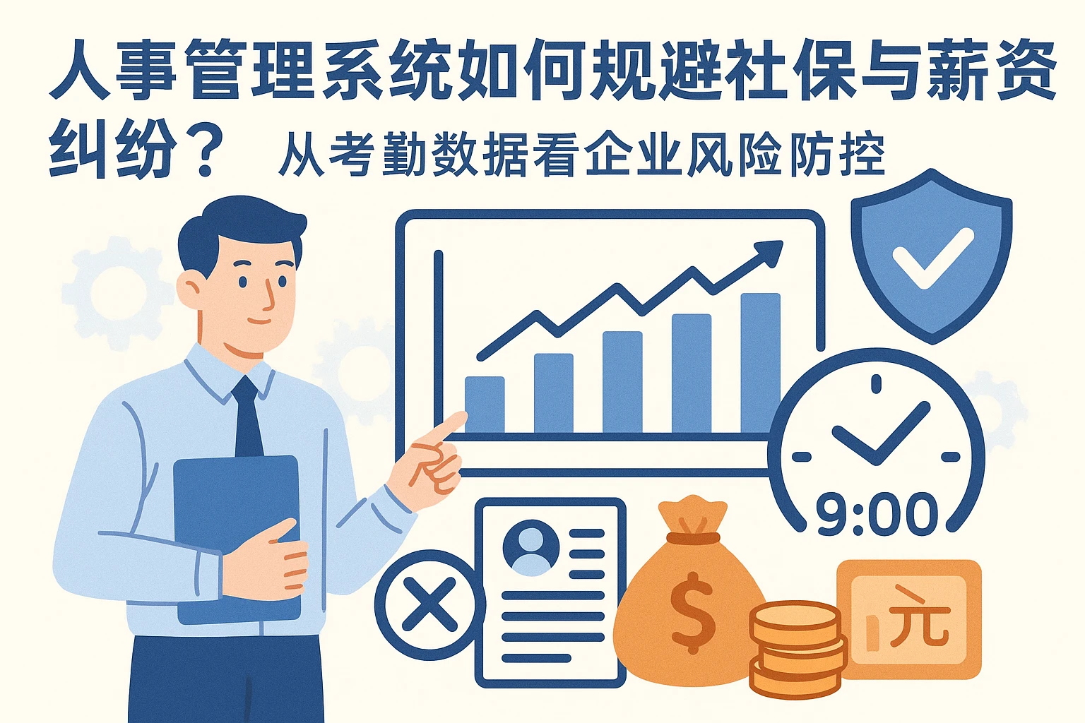 人事管理系统如何规避社保与薪资纠纷？从考勤数据看企业风险防控