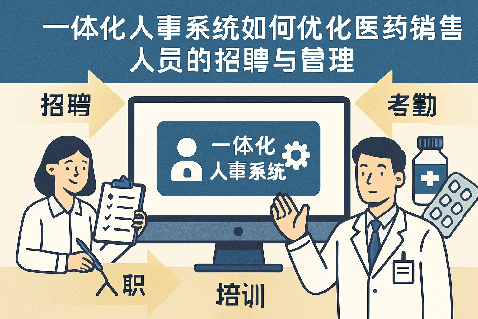 一体化人事系统如何优化医药销售人员的招聘与管理