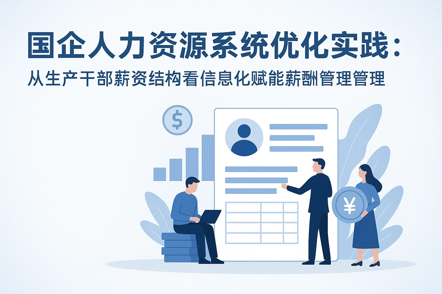 国企人力资源系统优化实践:从生产干部薪资结构看信息化赋能薪酬管理