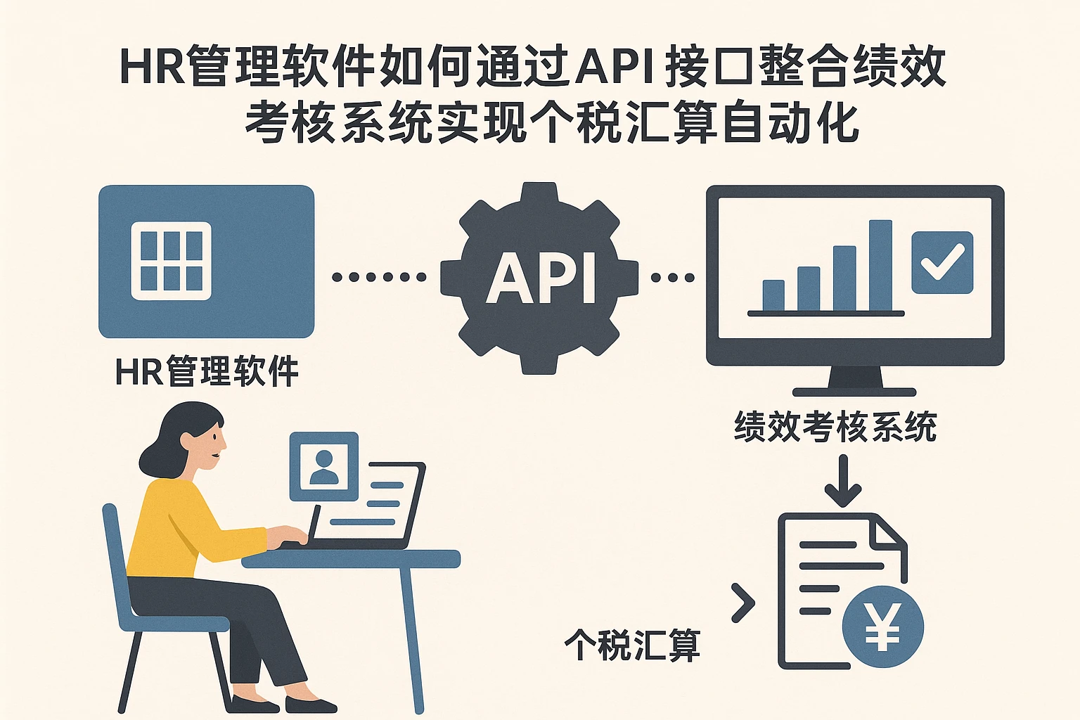 HR管理软件如何通过API接口整合绩效考核系统实现个税汇算自动化