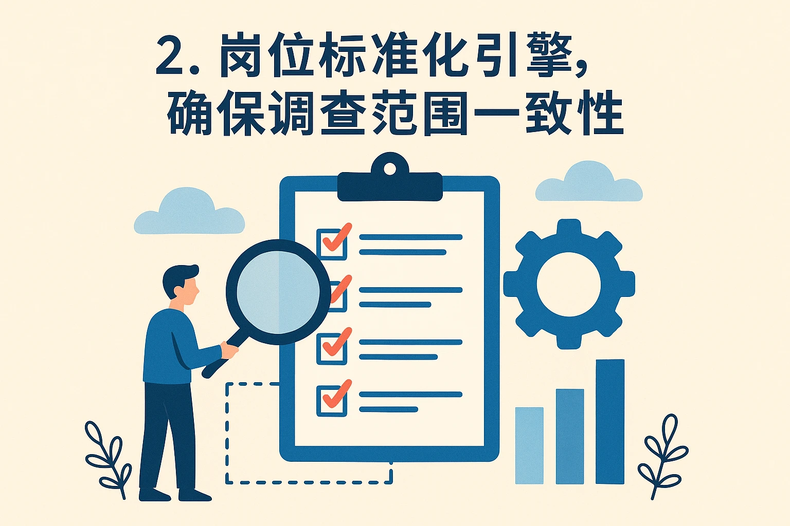 2. 岗位标准化引擎，确保调查范围一致性