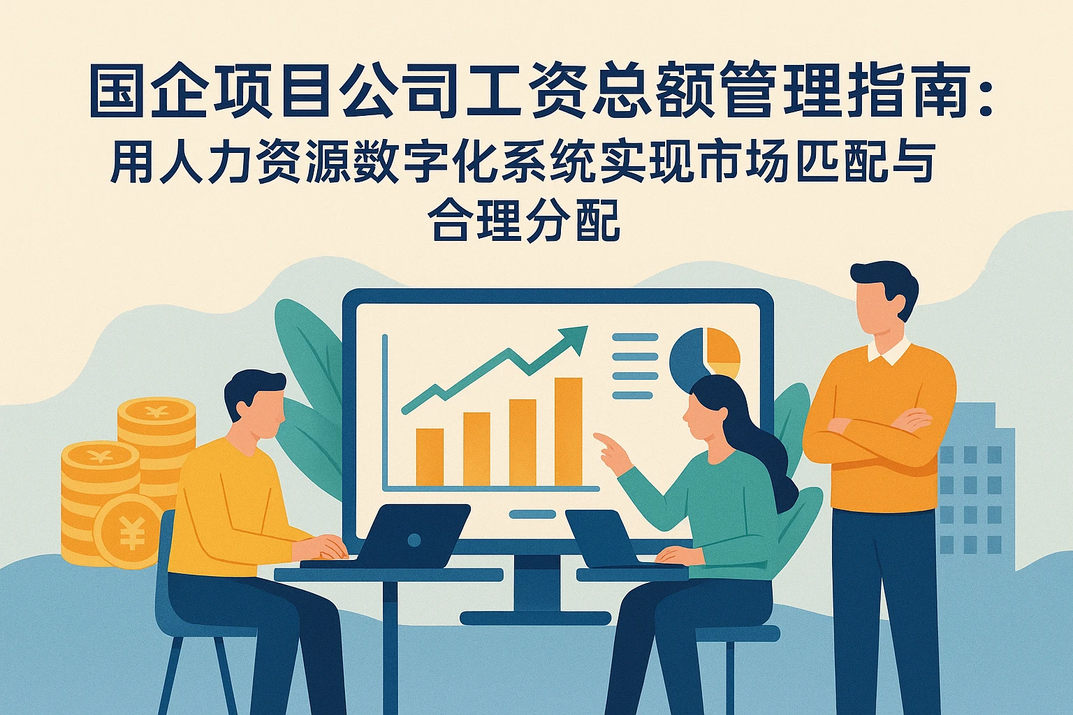国企项目公司工资总额管理指南：用人力资源数字化系统实现市场匹配与合理分配