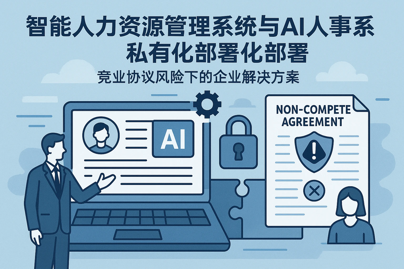 智能人力资源管理系统与AI人事系统私有化部署：竞业协议风险下的企业解决方案