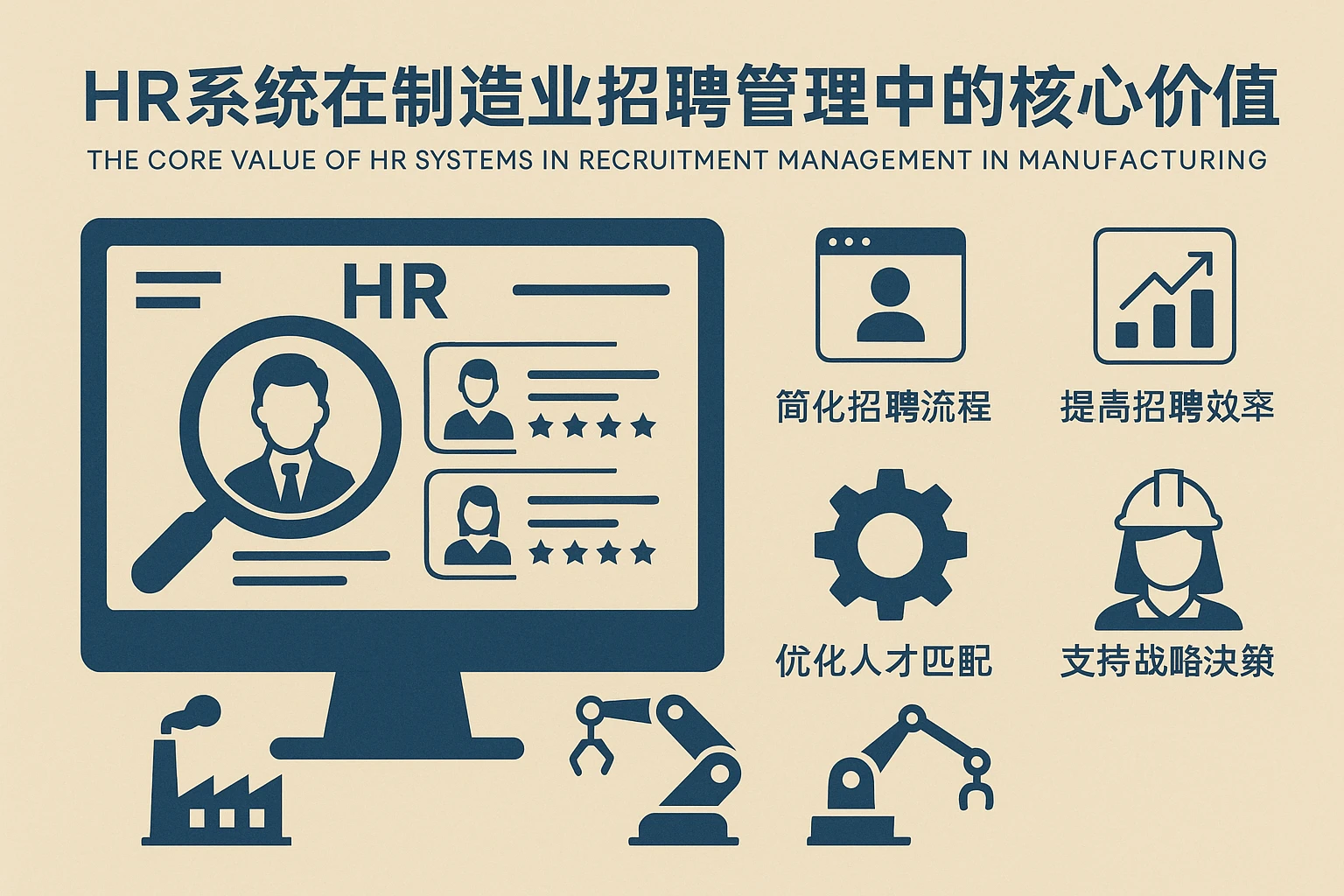 HR系统在制造业招聘管理中的核心价值