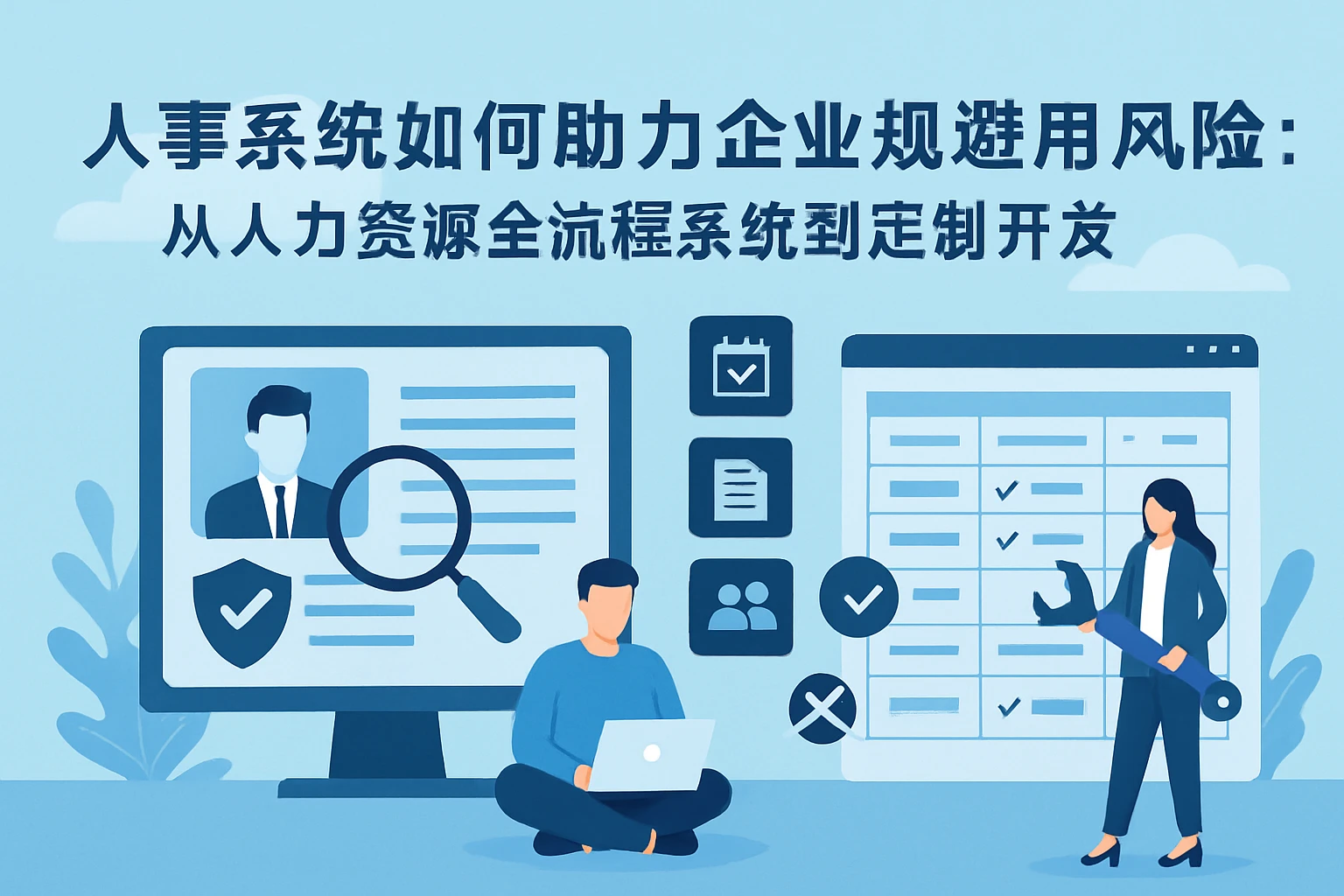 人事系统如何助力企业规避用工风险：从人力资源全流程系统到定制开发
