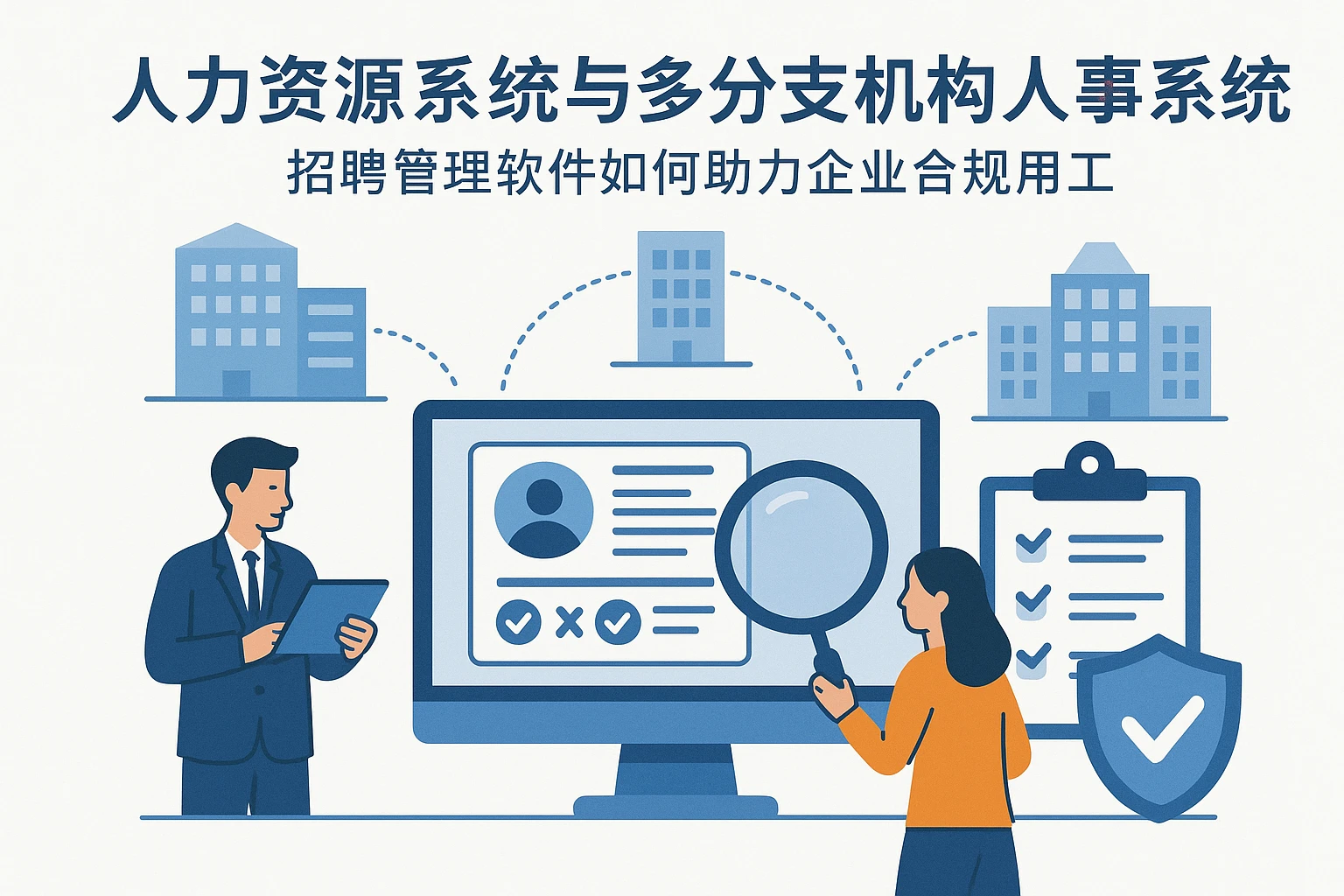 人力资源系统与多分支机构人事系统：招聘管理软件如何助力企业合规用工