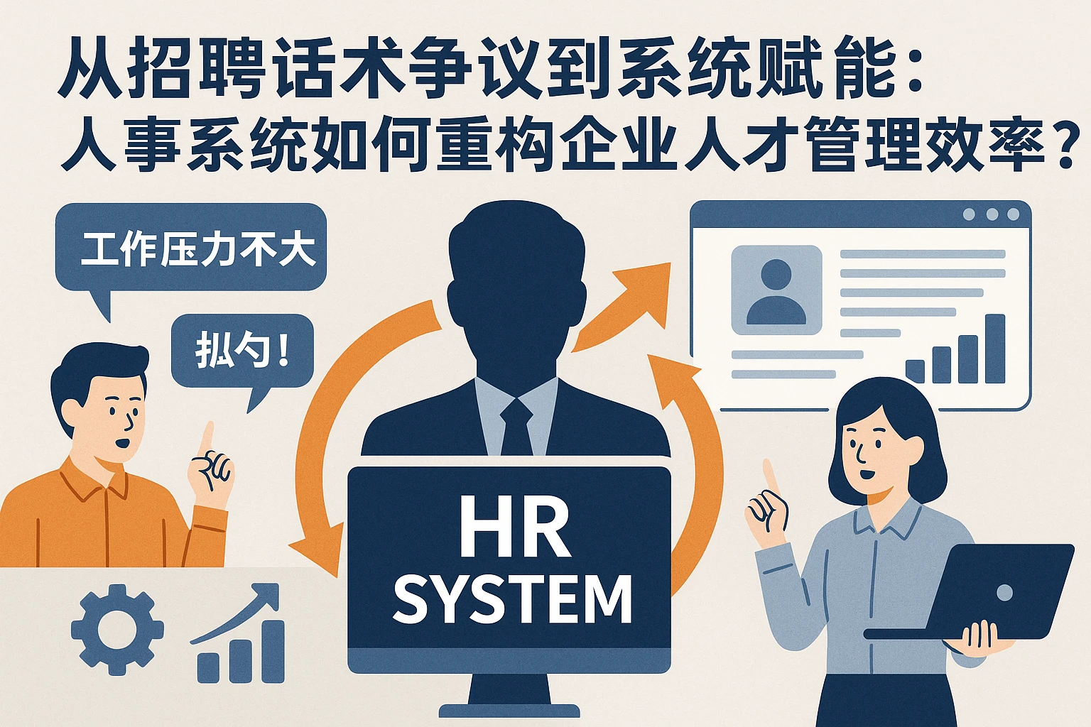 从招聘话术争议到系统赋能:人事系统如何重构企业人才管理效率?