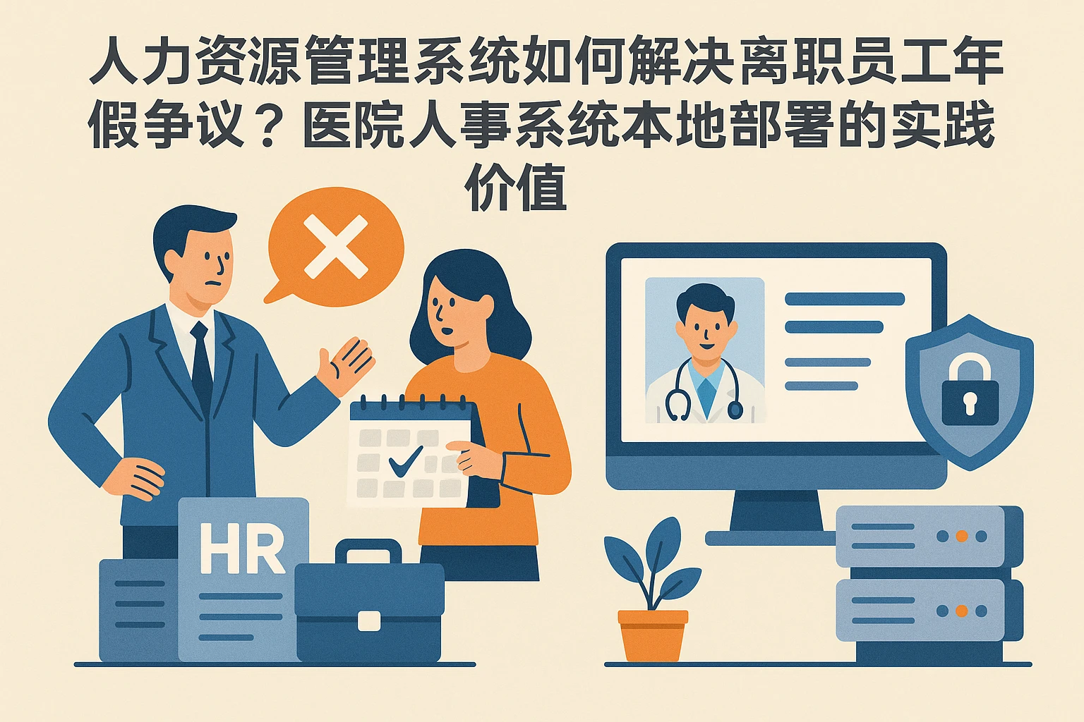 人力资源管理系统如何解决离职员工年假争议？医院人事系统本地部署的实践价值