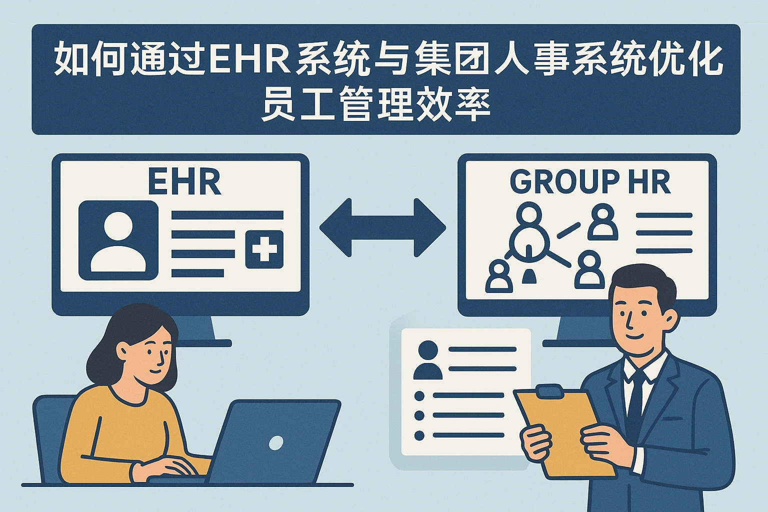 如何通过EHR系统与集团人事系统优化员工管理效率