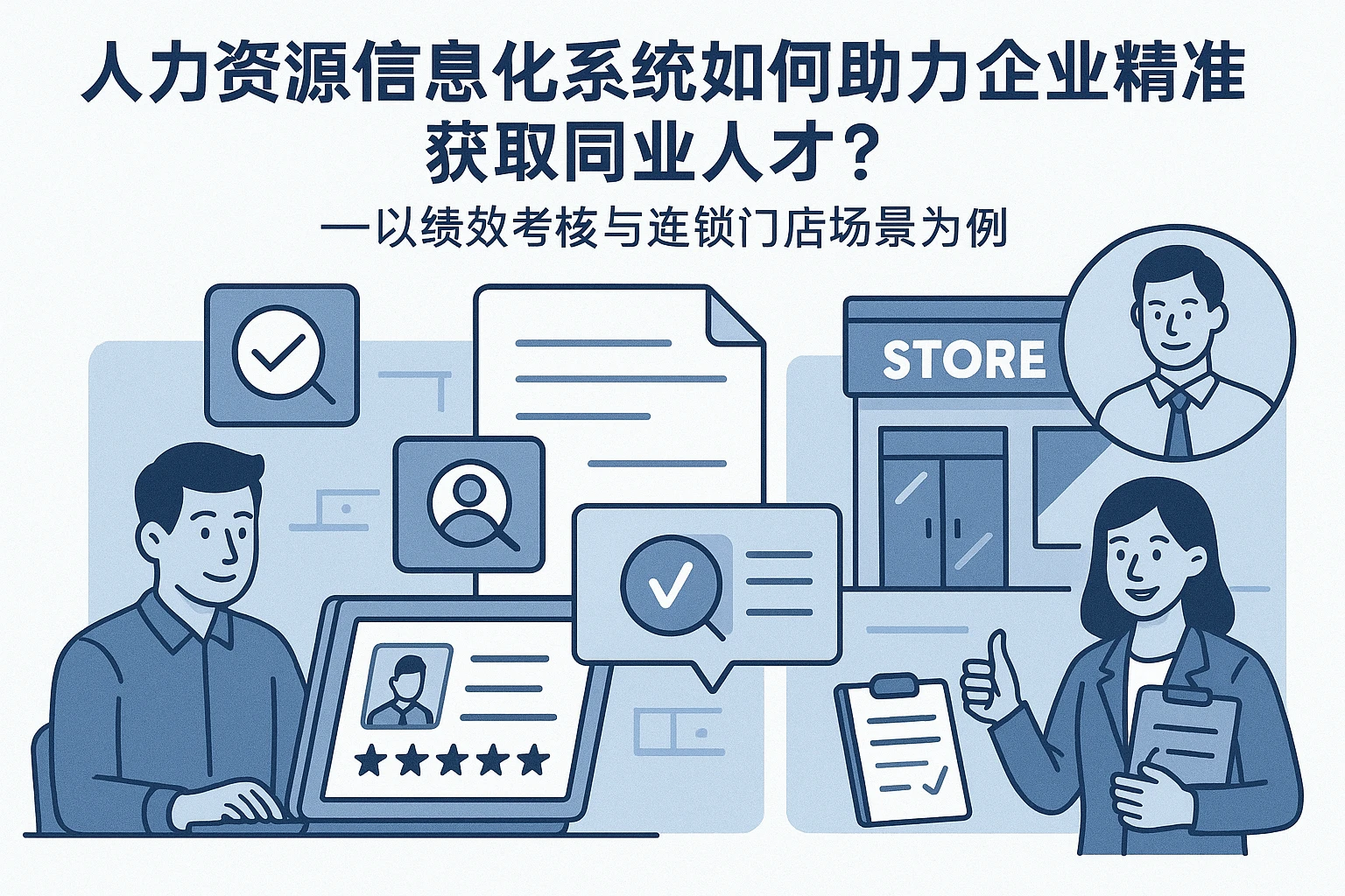 人力资源信息化系统如何助力企业精准获取同业人才？——以绩效考核与连锁门店场景为例