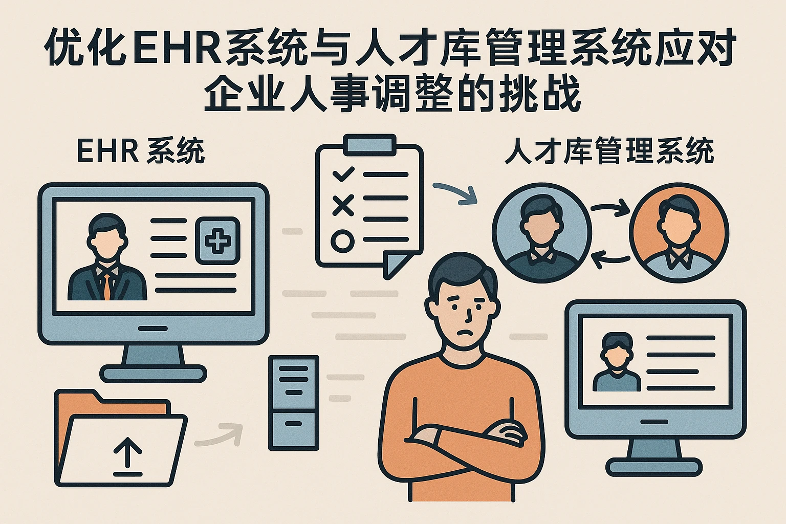 优化EHR系统与人才库管理系统应对企业人事调整的挑战
