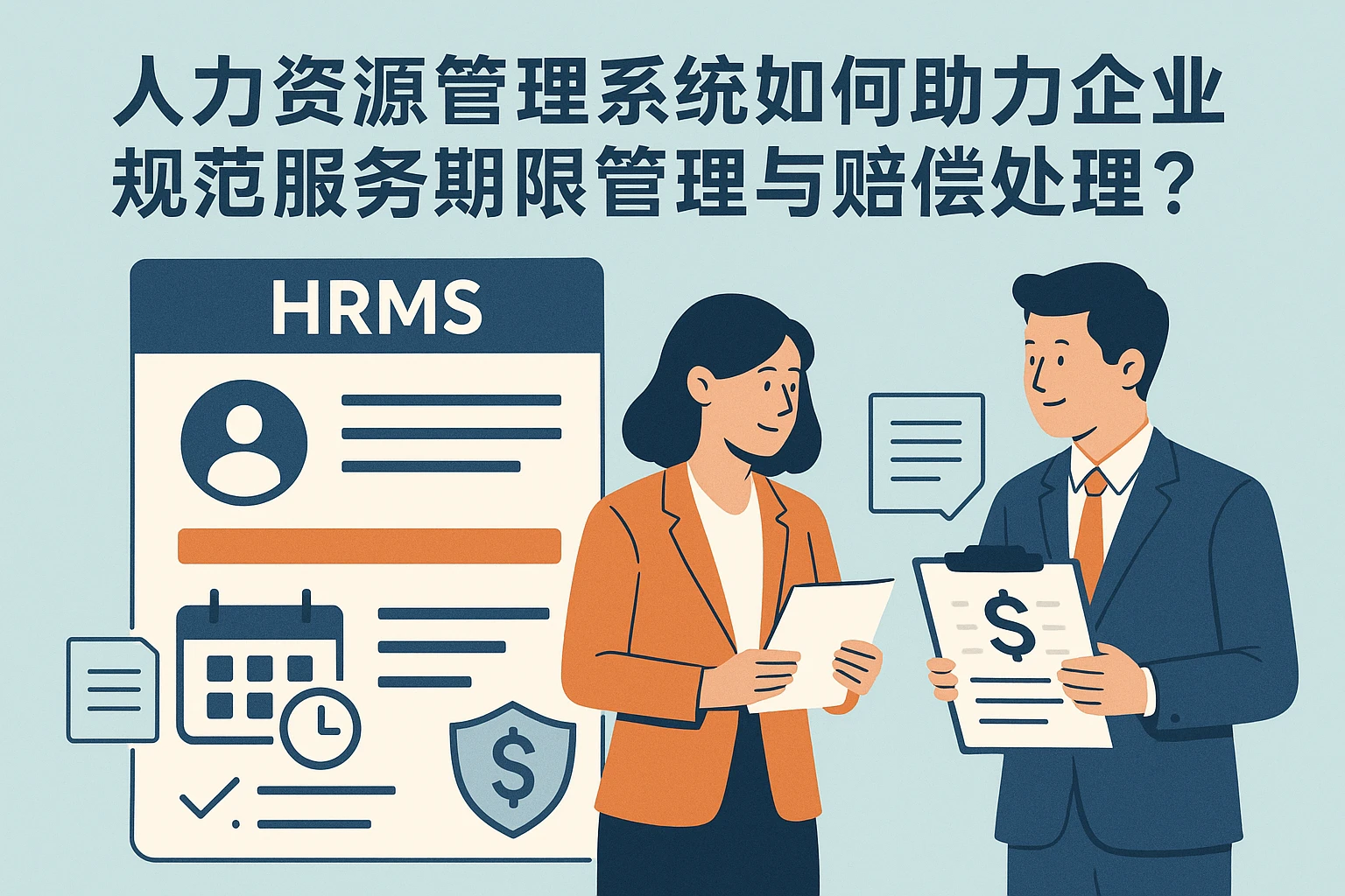 人力资源管理系统如何助力企业规范服务期限管理与赔偿处理？