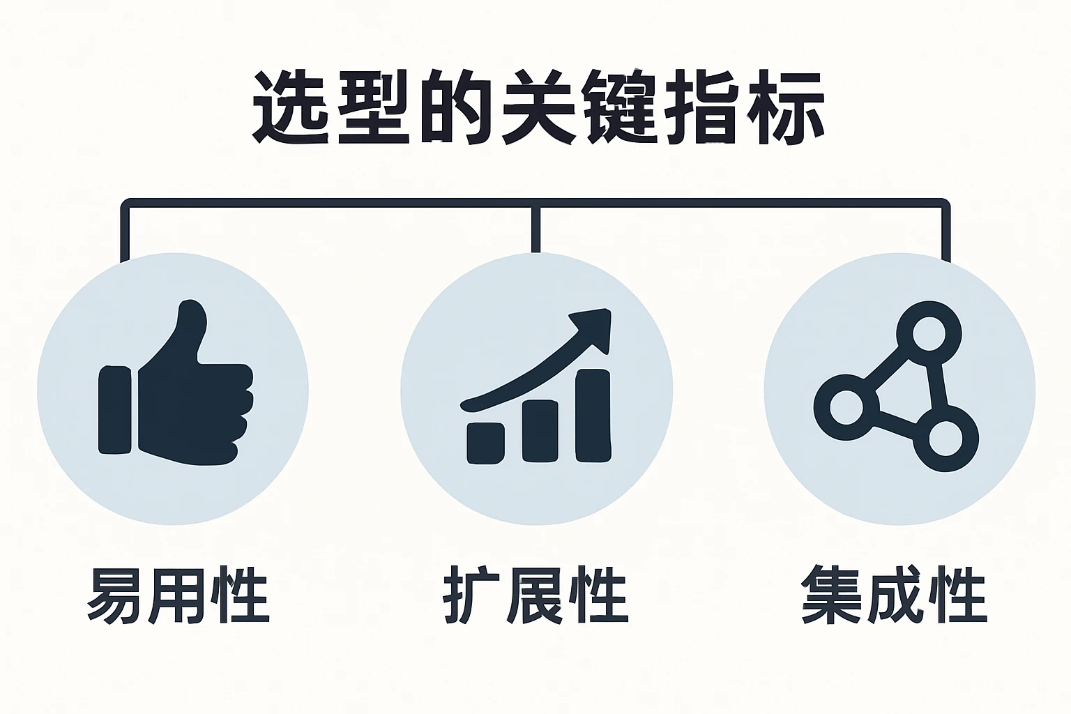 2. 选型的关键指标：易用性、扩展性、集成性