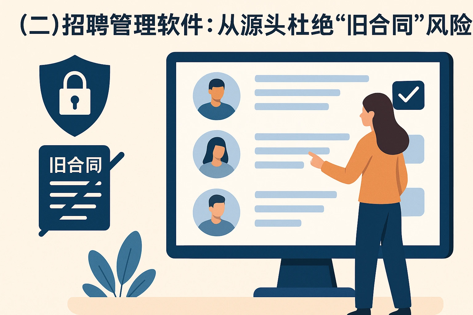 （二）招聘管理软件：从源头杜绝“旧合同”风险