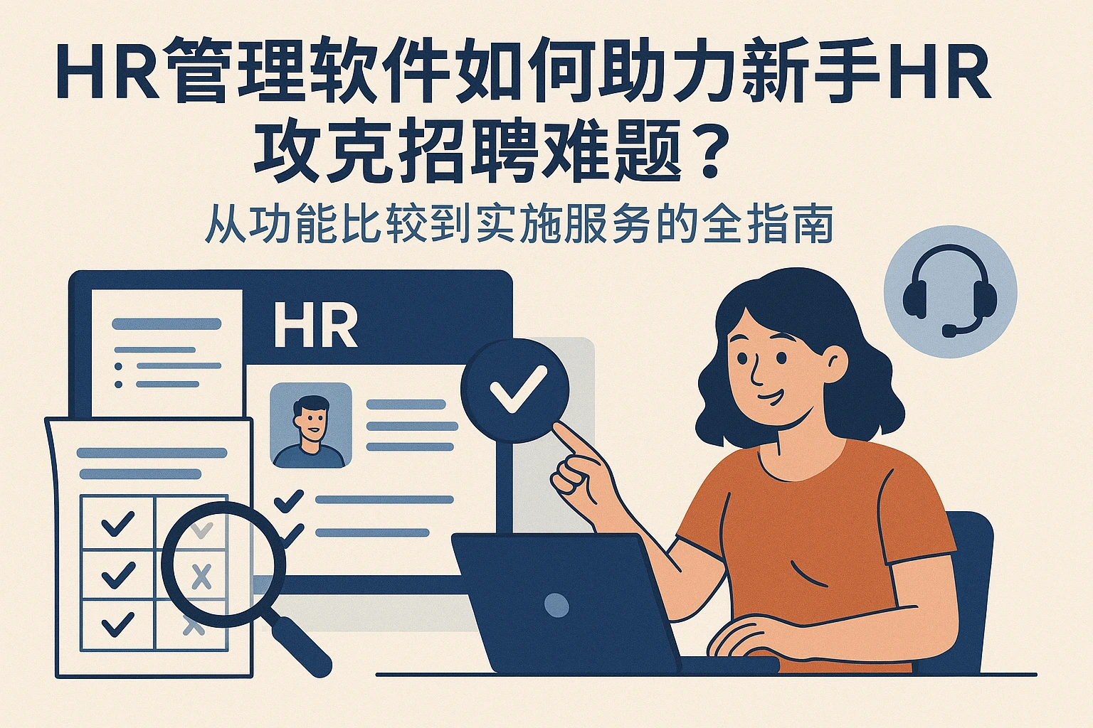 HR管理软件如何助力新手HR攻克招聘难题?从功能比较到实施服务的全指南