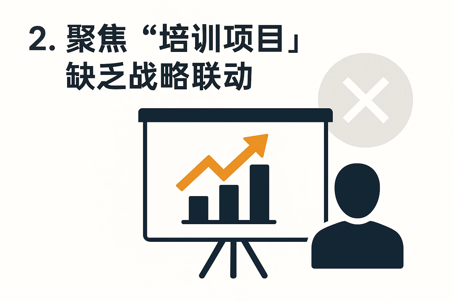 2. 聚焦“培训项目”，缺乏战略联动