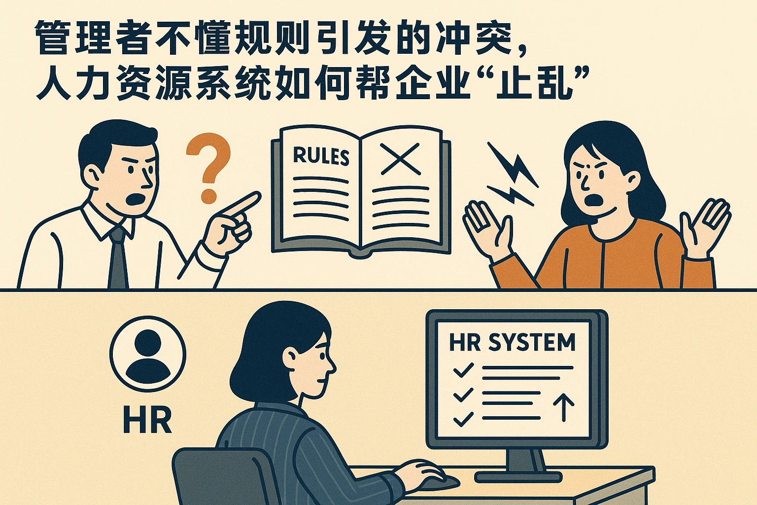 人事系统案例：管理者不懂规则引发的冲突，人力资源系统如何帮企业“止乱”？