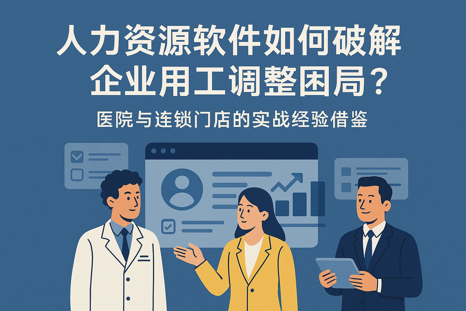 人力资源软件如何破解企业用工调整困局？医院与连锁门店的实战经验借鉴
