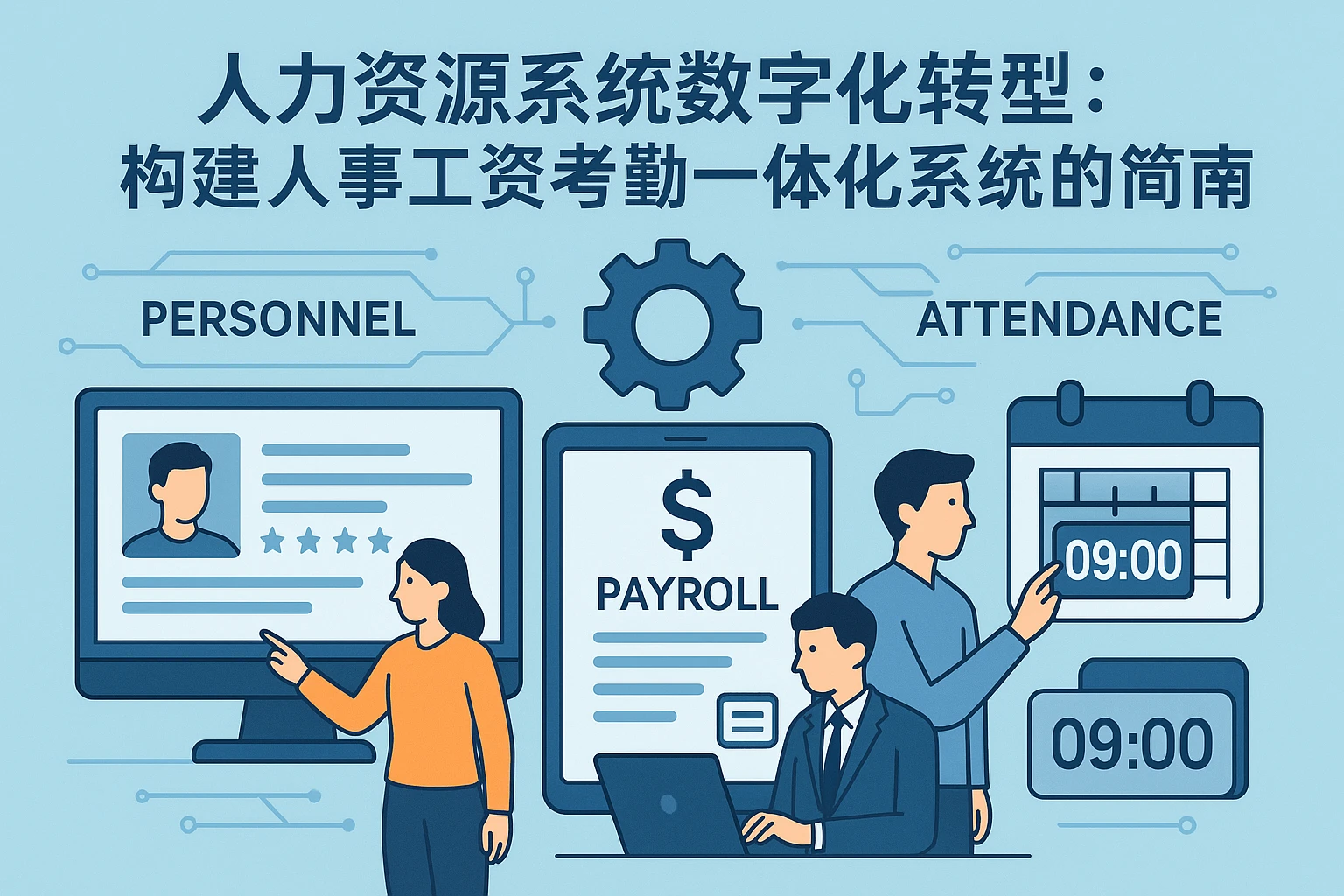 人力资源系统数字化转型：构建人事工资考勤一体化系统的全面指南