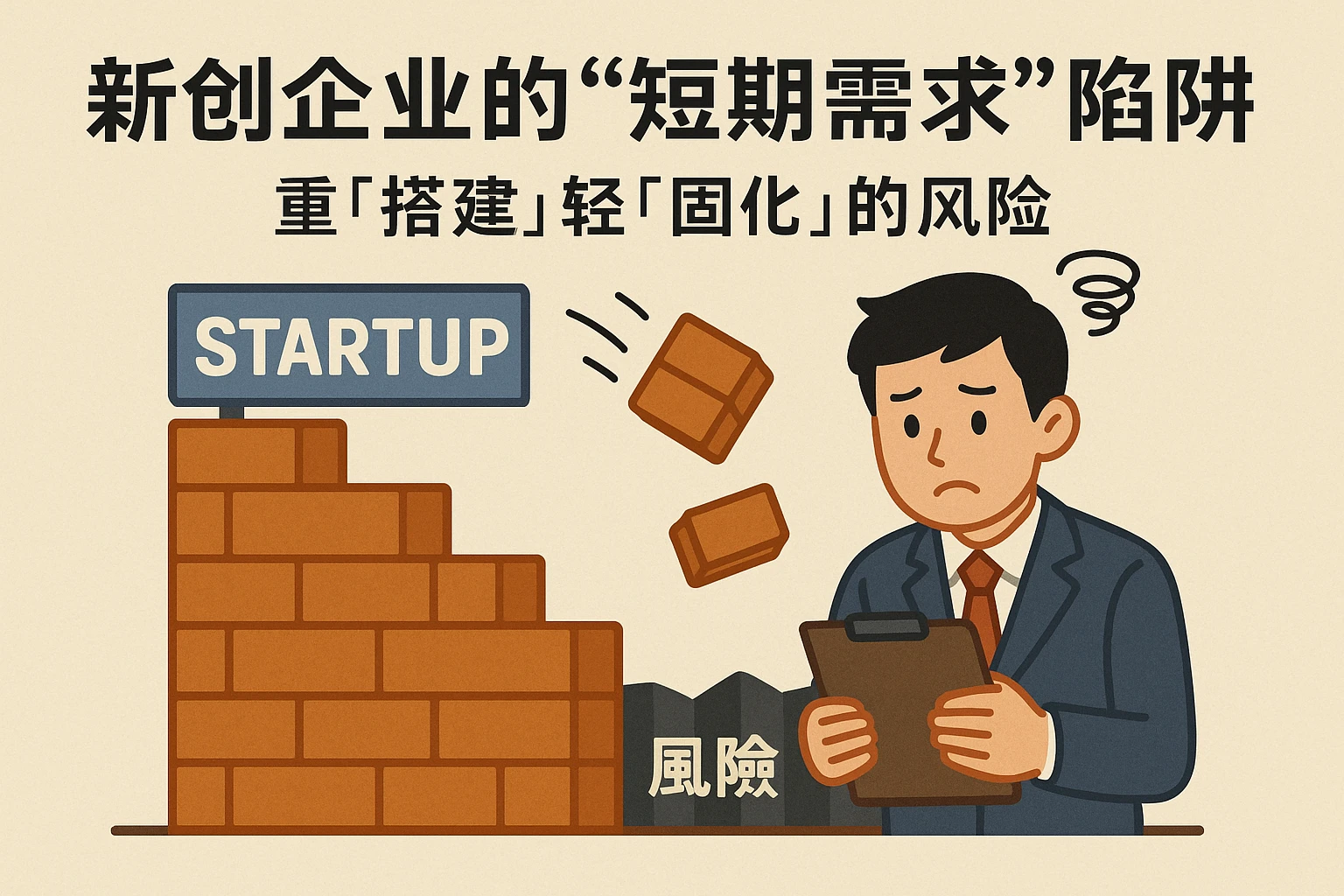 1. 新创企业的“短期需求”陷阱：重“搭建”轻“固化”的风险