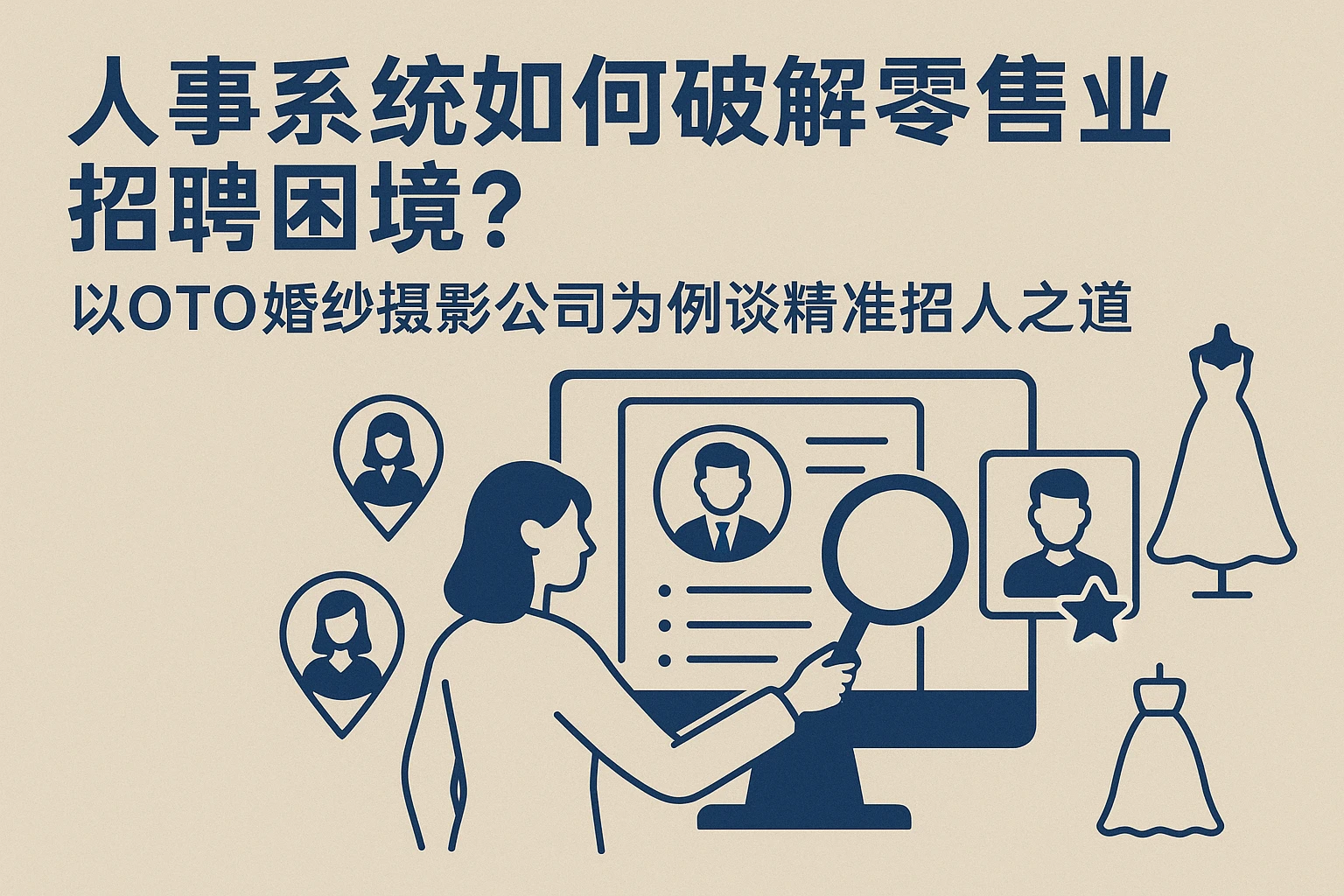 人事系统如何破解零售业招聘困境?以OTO婚纱摄影公司为例谈精准招人之道