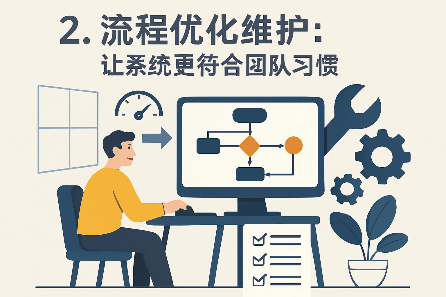 2. 流程优化维护：让系统更符合团队习惯