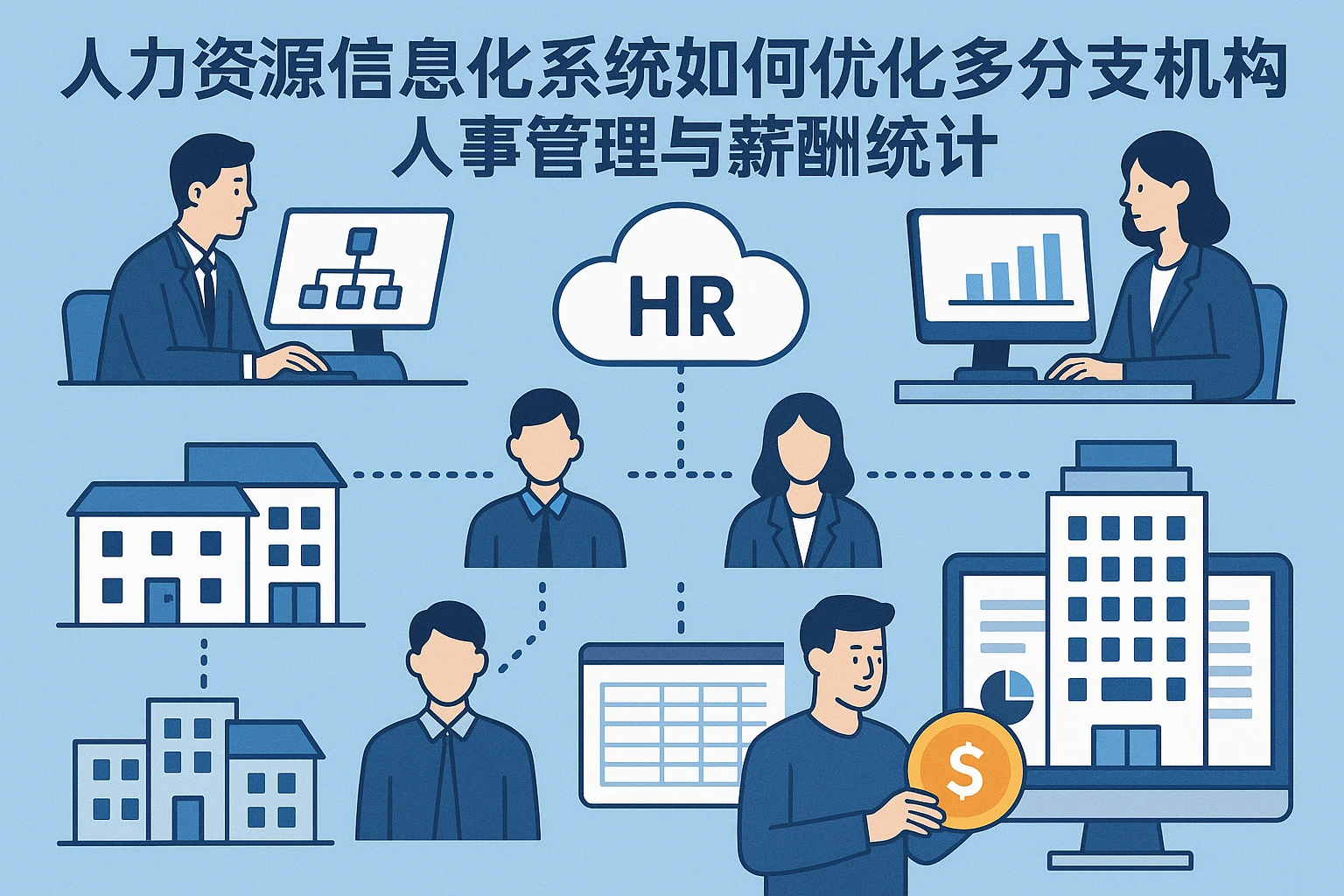 人力资源信息化系统如何优化多分支机构人事管理与薪酬统计